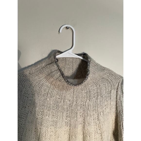 Anthropologie Gray Perri Ombré Wool and Alpaca Turtleneck Sweater Size Small - Picture 7 of 13
